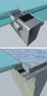 Architecture Detail Glass Floor System At Steel Joist Connection Glass Floors Architecture Glass Floor Glass Roof