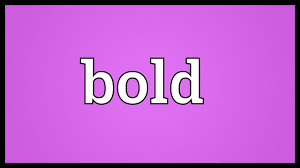 Bold Meaning Youtube
