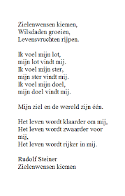 Zielenwensen Kiemen Rudolf Steiner Woorden Verzen Spreuken
