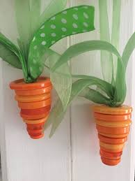 Button Carrots For Easter Spring Easter Crafts Easter Crafts Easter Tree