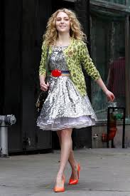 Would You Wear This Ensemble From Young Carrie Bradshaw Fashion Style Inspiration Long Sleeve Dress