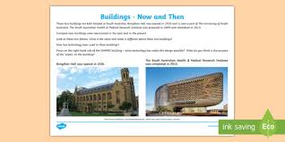 The latest tweets, weather and instagrams from adelaide. Buildings In Adelaide Now And Then Activity Teacher Made