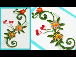 Quill paper | how to make quilling greeting card подробнее. Quill Paper How To Make Beautiful Quilling Greeting Cards For Beginners Youtube Origami And Quilling Quilling Flower Designs Quilling Designs