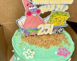 Spongebob Birthday Etsy