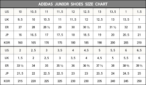 35 Veritable Adidas Junior Size Chart