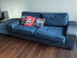 Living room grey sofa ikea pillows 41+ best ideas. 3 Seater Ikea Kivik Sofa With Storage Foot Stool Furniture Home Living Furniture Sofas On Carousell