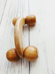 Vintage Wooden Massage Roller Etsy Massage Roller Facial Massage Tool Wooden