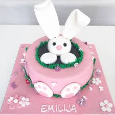 Bunny Cake Fondant Cake Pate A Sucre Gateau Lapin Pink Cake Birthday Cake Rabbit Cake Cake Decorating Bunny Cake