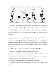 Maybe you would like to learn more about one of these? Cara Handstand Nasi