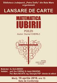 Poveștile sunt cuvinte care mângâie și fac lumină în interior, cuvinte prin care creștem și inflorim din iubire pentru noi. Lansare De Carte Matematica Iubirii De Daniel Chereji Romania Evanghelica