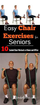 Simple Chair Exercises For Seniors 10 Seated Chair Workouts At Home And Office Now Save Yourself The Trip To The Gym Start Doing These Simple Chair Exercises Fo In 2020 Senior