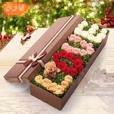 Send the flowers to the dorm, in her name, w/ room number. Send Colors Roses Love Box Flowers Gifts To China Same Day Chinaflowernet Com Flower Box Gift Flower Arrangements Diy Flower Shop Design