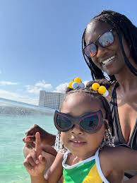 Watch my baby girls smile turn to a frown when she finds out we are leaving  Jamaica 😢