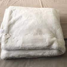 Anthropologie Bedding Anthropologie Sophie Faux Fur Throw Poshmark