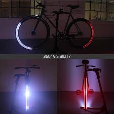 Revolights Skyline Bicycle Lighting System The Best Bike Lights On The Market That Use Leds To Provide 360º Visibi In 2020 Bicycle Lighting Bike Lights Bicycle Lights