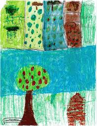 Kids Art Art For Kids Art Garden Drawing