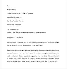 A job application letter is used to identify and select suitable candidates for a particular position. Free 9 Sample Nurse Cover Letter Templates In Pdf Ms Word