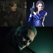 In the remake he's way more active, relentlessly stalking leon and claire, with his thunderous footsteps enough to unnerve players. Sonny Bauer ×'×˜×•×•×™×˜×¨ An Idea Came Up In Discussion On The Speculation Of Residentevil 4 Reimagining What If Instead Of Leon Ashley And Krauser It Was Leon Jill And Nicholai Nemesis Las Plagas Connection