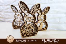 Easter Cut File Bundle Easter Bunny Bundle Crella