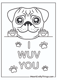 Cute baby dog coloring pages. Pug Coloring Pages Updated 2021