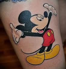 Mickey mouse head tattoo on left wrist. 9 Wonderful Walt Disney Tattoos With Images Styles At Life