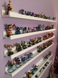 Ikea Bilderleiste Ribba Aufstellen Kiderspielzeuge Figuren Superhelden Plastik Zeichentrickfilm Bild Leiste Glasregal Skylanders