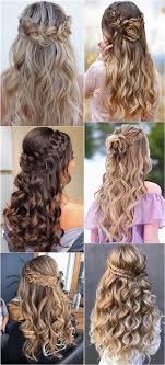Starting from a bridal shower to a bachelorette party, all the major arrangements for the bride at a wedding function is taken care by a bridesmaid. 18 Braided Wedding Hairstyles For Long Hair Oh The Wedding Day Is Coming Braids For Long Hair Braided Hairstyles For Wedding Bridemaids Hairstyles