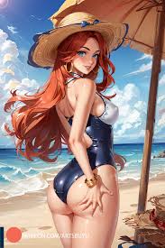 Rule34 - If it exists, there is porn of it  miss fortune, pool party miss  fortune  7286224