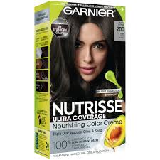 This product is the perfect solution for all the women out there who want to look great but are living life 2. Garnier Nutrisse Ultra Coverage Hair Color 200 Deep Soft Black Sesame Shop Hair Color At H E B