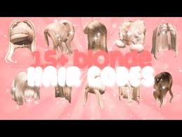 50+ aesthetic blonde hair codes + how to use | roblox. Blonde Hair Codes For Bloxburg Youtube