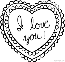 This includes improved heart health, according to two recent studies. I Love You In Heart Coloring Page Coloringall