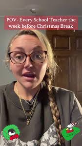 Teacher The Week Before Christmas