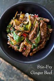 Ginger Beef Stir Fry Recipe Ginger Beef Beef Stir Fry Recipes Easy Beef Stir Fry