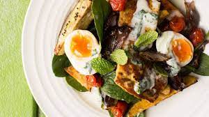 Nadia Lim S Indian Spiced Haloumi Haloumi Recipes Indian Spices Vegetarian Recipes