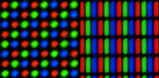 Rgb Colour Magnified Pixels Video Game Devices Create Picture Color
