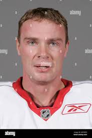 Washington Capitals' Viktor Kozlov, of Russia, poses for a photo following  their NHL hockey practice, Wednesday, Dec. 19, 2007, in Arlington, Va. (AP  Photo/Haraz N. Ghanbari Stock Photo