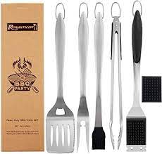 Cooking utensil sets for the kitchen. Amazon Com Romanticist 6pc Heavy Duty Grill Accessories For Top Chef Professional Grill Tools Set Basic Bbq Tools For Backyard Restaurant Outdoor Kitchen Deluxe Grill Gift For Dad On