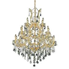 Elegant Lighting Maria Theresa 28 Light Chandelier 2800d38g Rc Ceiling Lights