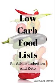 Low Carb Food List Induction Keto Low Carb Maven