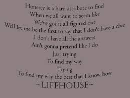 Trying Lifehouse Lyrics Lifehouse Lyrics Lyrics Music Love