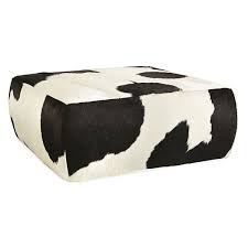 Lind Modern Cowhide Ottomans Modern Coffee Tables Modern Living Room Furniture Modern Furniture Living Room Cowhide Furniture