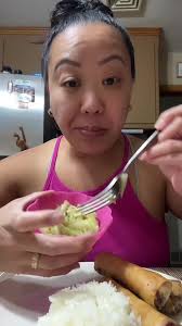 Come eat!! ASMR #cucumbersalad#hmongeggrolls#rice#hmong#hmongtiktoker#...