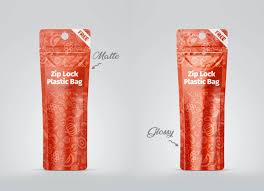 Download Free Matte Glossy Ziplock Plastic Standing Pouch Mockup Psd Good Mockups