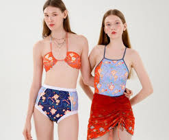 88 折】泰國繫帶裙- 橙色花卉/泳衣罩衫(單獨出售) BLT083FLOR ...