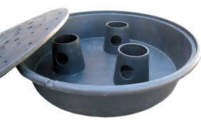 Concrete lc2 garden terrace fountain. Water Fountain Basins Bourget Bros