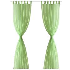 Terracotta red curtains 45 inch length for kitchen windows set 2 panel pocket small window semi sheer linen textured short curtains for fall autumn decor bedroom boys room. Green Background