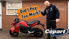 Written off Honda Grom From The Auction - YouTube