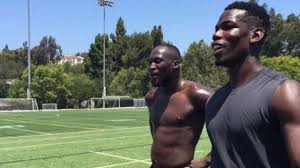 Image result for Lukaku trains with Pogba ahead of £75m Manchester United move [PHOTOS]