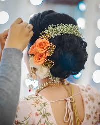 Every person has different tastes when it comes to hairstyles. Floral Bun Hairstyles For Brides This Wedding Season K4 Fashion Bridal Hairstyle Indian Wedding Bridal Hair Decorations Indian Wedding Hairstyles