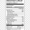 A table data template for displaying nutrition facts for literally any food item out there. 1